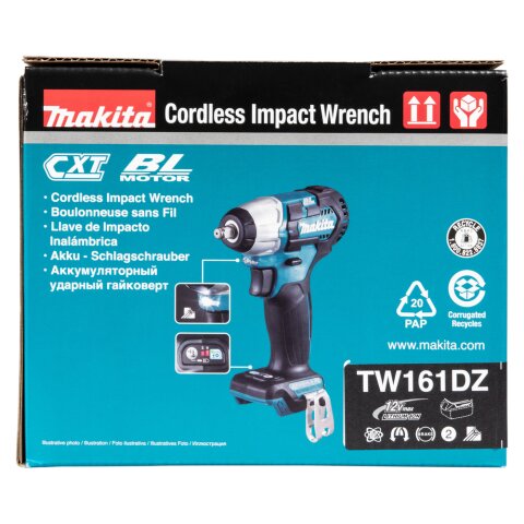 Makita TW161DZ Akku-Schlagschrauber 12V max. (ohne Akku, ohne Ladegerät) EN