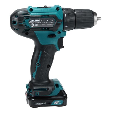 Makita DF333DSAE Akku-Bohrschrauber 12V max. / 2,0 Ah, 2 Akkus + Ladegerät im Transportkoffer