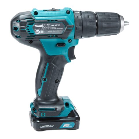 Makita HP333DSAX1 Akku-Schlagbohrschrauber 12V max. / 2,0 Ah, 2 Akkus + Ladegerät in Transportkoffer