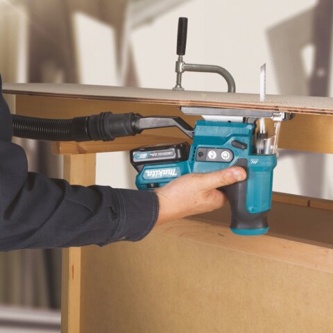 Makita JV102DSMJ Akku-Pendelhubstichsäge 12V max. / 4,0 Ah, 2 Akkus + Ladegerät im MAKPAC EN
