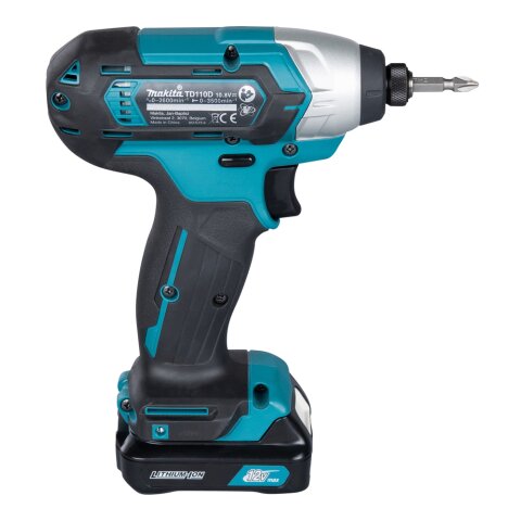 Makita TD110DSMJ Akku-Schlagschrauber 12V max. / 4,0 Ah, 2 Akkus + Ladegerät im MAKPAC EN
