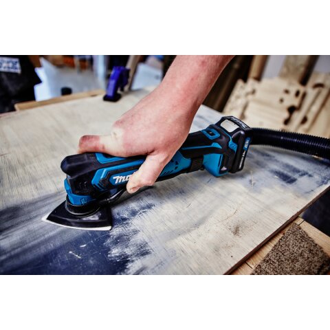 Makita TM30DSMJX5 Akku-Multifunktionswerkzeug 12V max. / 4,0 Ah, 2 Akkus, Ladegerät, MAKPAC + 41tlg. Zubehör-Set EN