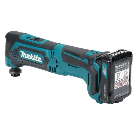 Makita TM30DSMJX5 Akku-Multifunktionswerkzeug 12V max. / 4,0 Ah, 2 Akkus, Ladegerät, MAKPAC + 41tlg. Zubehör-Set EN