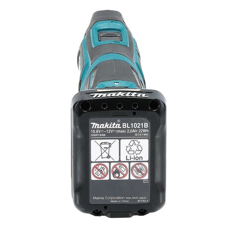 Makita TM30DSMJX5 Akku-Multifunktionswerkzeug 12V max. / 4,0 Ah, 2 Akkus, Ladegerät, MAKPAC + 41tlg. Zubehör-Set EN