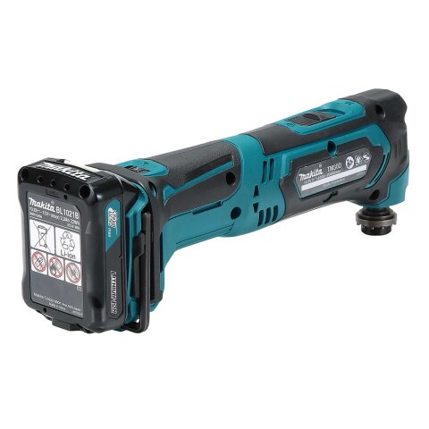 Makita TM30DSMJX5 Akku-Multifunktionswerkzeug 12V max. / 4,0 Ah, 2 Akkus, Ladegerät, MAKPAC + 41tlg. Zubehör-Set EN