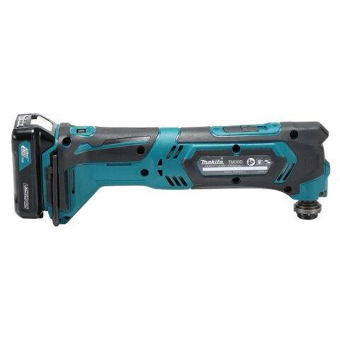 Makita TM30DSMJX5 Akku-Multifunktionswerkzeug 12V max. / 4,0 Ah, 2 Akkus, Ladegerät, MAKPAC + 41tlg. Zubehör-Set EN