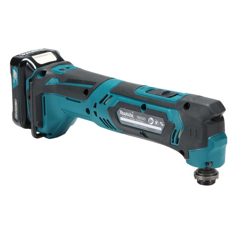 Makita TM30DSMJX5 Akku-Multifunktionswerkzeug 12V max. / 4,0 Ah, 2 Akkus, Ladegerät, MAKPAC + 41tlg. Zubehör-Set EN