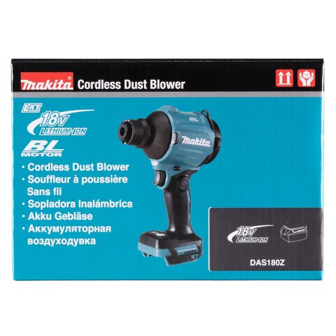 Makita DAS180Z Akku-Gebläse 18V (ohne Akkus, ohne Ladegerät)