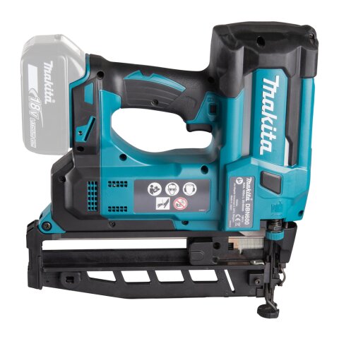 Makita DBN600Z Akku-Stauchkopfnagler 64 mm 18V (ohne Akku, ohne Ladegerät) EN
