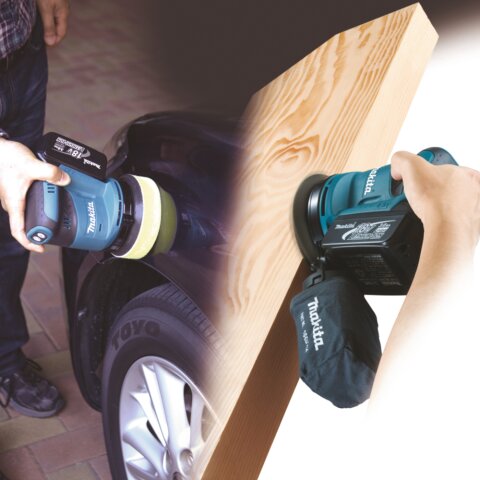 Makita DBO180Z Akku-Exzenterschleifer 18V (ohne Akku, ohne Ladegerät) EN