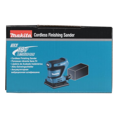 Makita DBO480Z  Akku-Schwingschleifer 18V (ohne Akku, ohne Ladegerät) EN