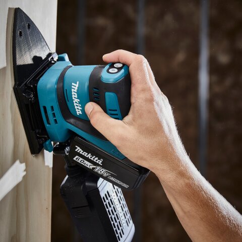 Makita DBO480Z  Akku-Schwingschleifer 18V (ohne Akku, ohne Ladegerät) EN