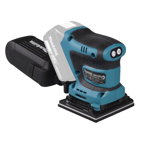 Makita DBO480Z  Akku-Schwingschleifer 18V (ohne Akku, ohne Ladegerät) EN