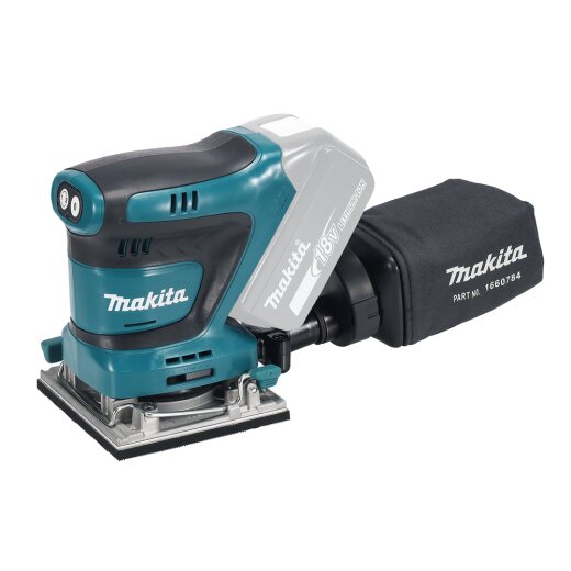 Makita DBO484Z  Akku-Schwingschleifer 18V (ohne Akku, ohne Ladegerät) EN