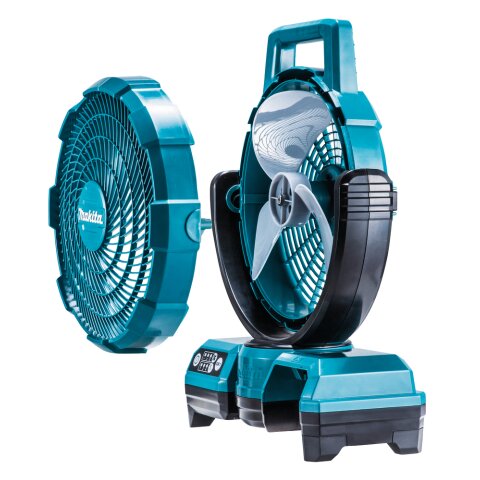 Makita DCF203Z Akku-Lüfter 18V / 230V (ohne Akku, ohne Ladegerät, ohne Netzteil)