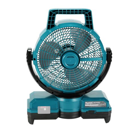 Makita DCF203Z Akku-Lüfter 18V / 230V (ohne Akku, ohne Ladegerät, ohne Netzteil)