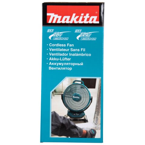 Makita DCF301Z Akku-Lüfter 18V / 230V (ohne Akku, ohne Ladegerät, ohne Netzteil)