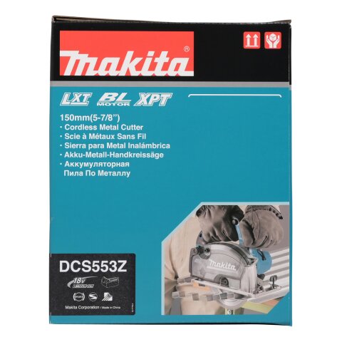 Makita DCS553Z Akku-Metallhandkreissäge 18V (ohne Akku, ohne Ladegerät)