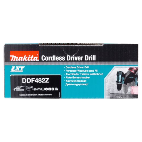 Makita DDF482Z Akku-Bohrschrauber 18V (ohne Akku, ohne Ladegerät) EN