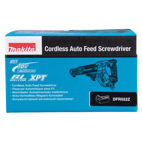 Makita DFR552Z Akku-Magazinschrauber 18V (ohne Akku, ohne Ladegerät)