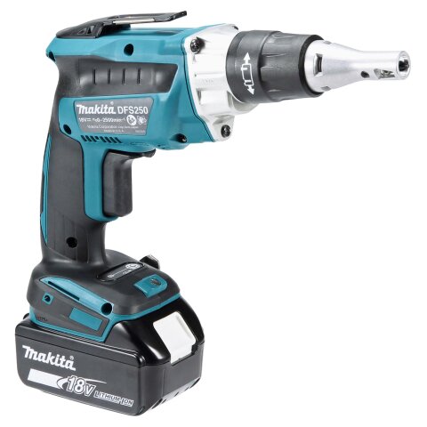 Makita DFS250Z Akku-Schnellbauschrauber 18V (ohne Akku, ohne Ladegerät)