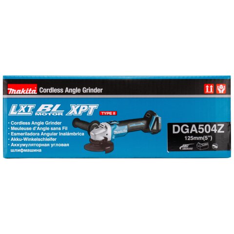 Makita DGA504Z Akku-Winkelschleifer 18V (ohne Akku, ohne Ladegerät) EN