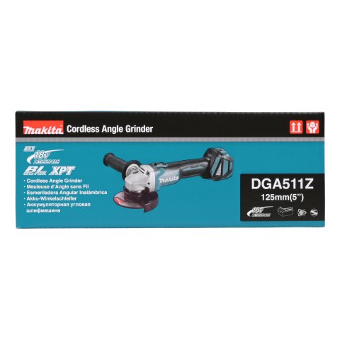 Makita DGA511Z Akku-Winkelschleifer 18V (ohne Akku, ohne Ladegerät)