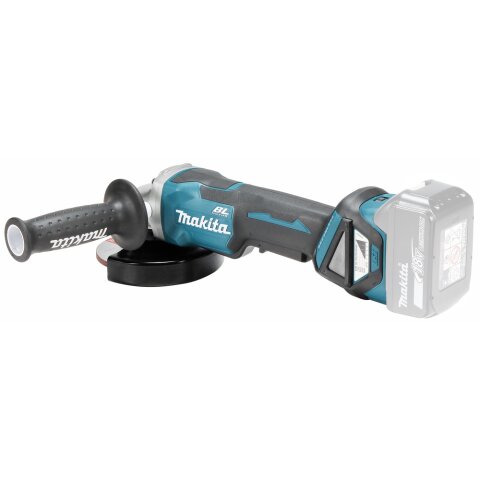 Makita DGA515Z Akku-Winkelschleifer 18V mit Paddleschalter (ohne Akku, ohne Ladegerät) EN
