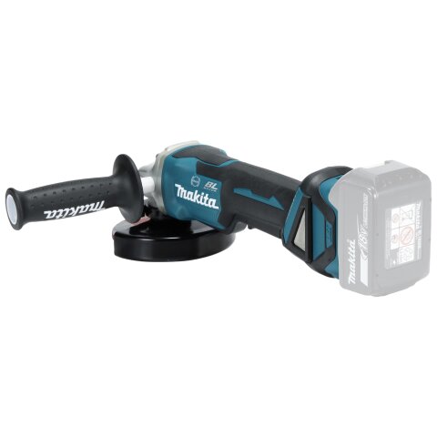 Makita DGA517Z Akku-Winkelschleifer 18V mit Paddleschalter (ohne Akku, ohne Ladegerät)