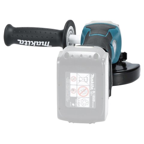 Makita DGA517Z Akku-Winkelschleifer 18V mit Paddleschalter (ohne Akku, ohne Ladegerät)