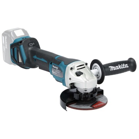 Makita DGA517Z Akku-Winkelschleifer 18V mit Paddleschalter (ohne Akku, ohne Ladegerät)