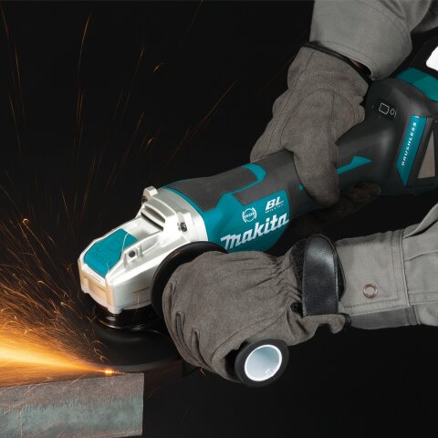 Makita DGA520ZX1 Akku-Winkelschleifer 18V mit Paddelschalter (ohne Akku, ohne Ladegerät) EN