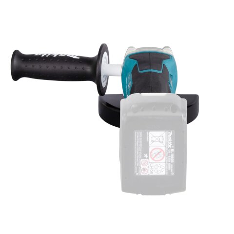 Makita DGA520ZX1 Akku-Winkelschleifer 18V mit Paddelschalter (ohne Akku, ohne Ladegerät) EN