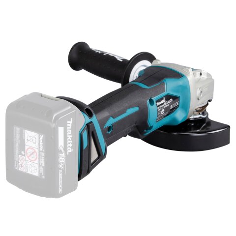 Makita DGA520ZX1 Akku-Winkelschleifer 18V mit Paddelschalter (ohne Akku, ohne Ladegerät) EN