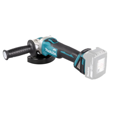 Makita DGA521ZX1 Akku-Winkelschleifer 18V mit Schiebeschalter (ohne Akku, ohne Ladegerät) EN