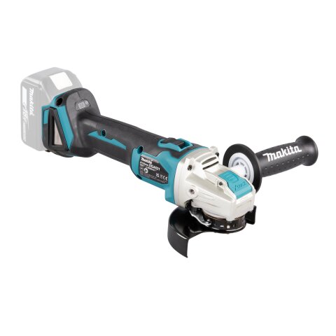 Makita DGA521ZX1 Akku-Winkelschleifer 18V mit Schiebeschalter (ohne Akku, ohne Ladegerät) EN