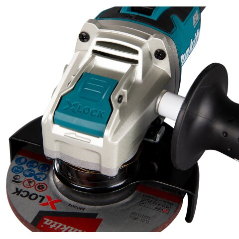 Makita DGA521ZX1 Akku-Winkelschleifer 18V mit Schiebeschalter (ohne Akku, ohne Ladegerät) EN