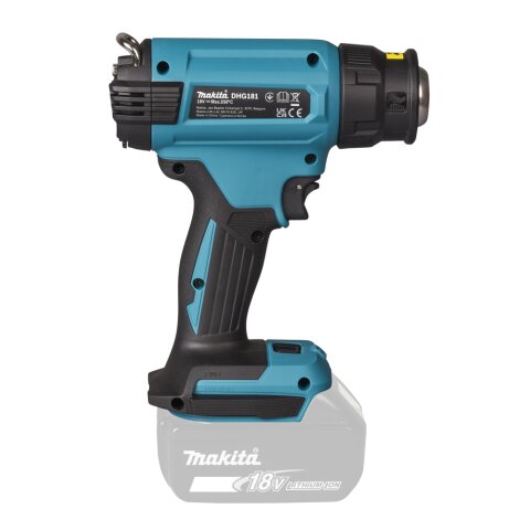 Makita DHG181ZK Akku-Heissluftgebläse 18V (ohne Akku, ohne Ladegerät) im Transportkoffer