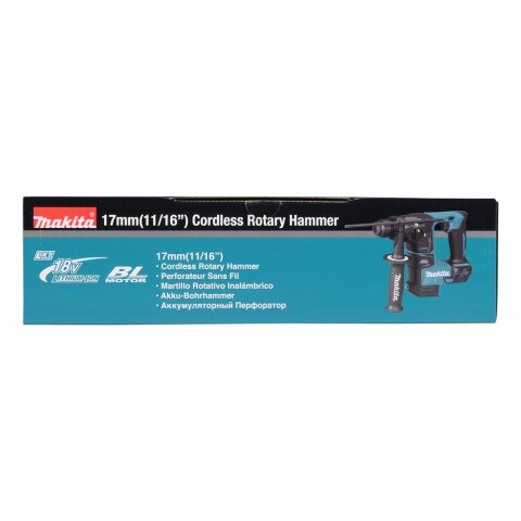 Makita DHR171Z Akku-Bohrhammer SDS-PLUS 18V (ohne Akku, ohne Ladegerät) EN