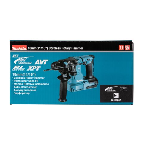 Makita DHR183Z Akku-Kombihammer f. SDS-PLUS 18V (ohne Akku, ohne Ladegerät)