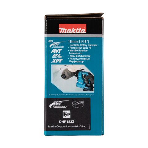 Makita DHR183Z Akku-Kombihammer f. SDS-PLUS 18V (ohne Akku, ohne Ladegerät)