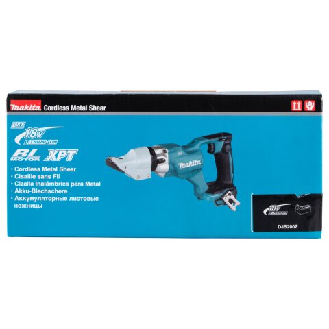 Makita DJS200Z Akku-Blechschere 2,0 mm 18V (ohne Akku, ohne Ladegerät)