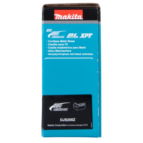Makita DJS200Z Akku-Blechschere 2,0 mm 18V (ohne Akku, ohne Ladegerät)