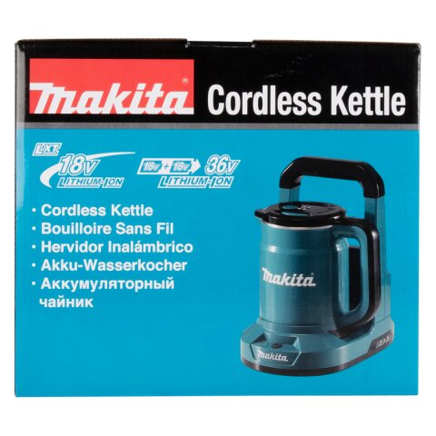 Makita DKT360Z Akku-Wasserkocher 2x18V (ohne Akku, ohne Ladegerät) EN