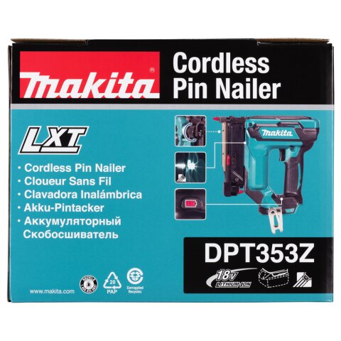 Makita DPT353Z Akku-Pintacker 18V (ohne Akku, ohne Ladegerät)