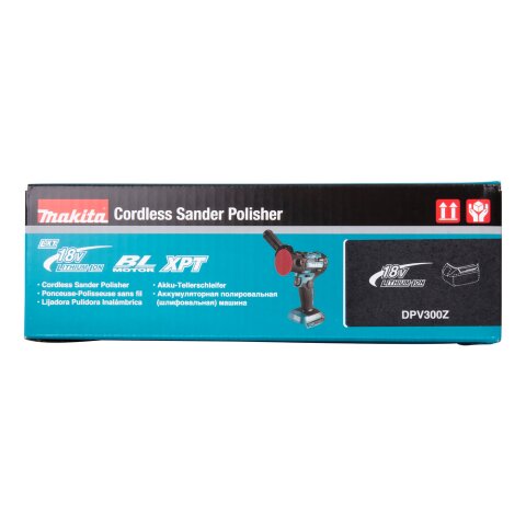 Makita DPV300Z Akku-Schleifer und -Polierer 18V (ohne Akku, ohne Ladegerät) EN