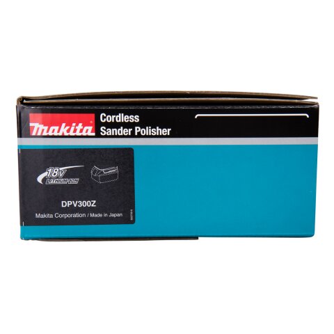 Makita DPV300Z Akku-Schleifer und -Polierer 18V (ohne Akku, ohne Ladegerät) EN