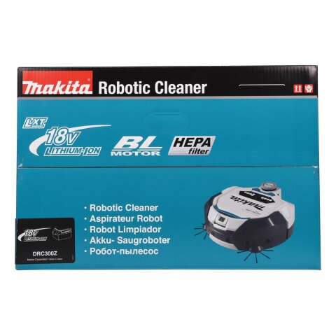 Makita DRC300Z Akku-Saugroboter 18V (ohne Akku, ohne Ladegerät)