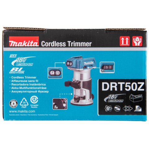 Makita DRT50Z Akku-Multifunktionsfräse 18V (ohne Akku, ohne Ladegerät)