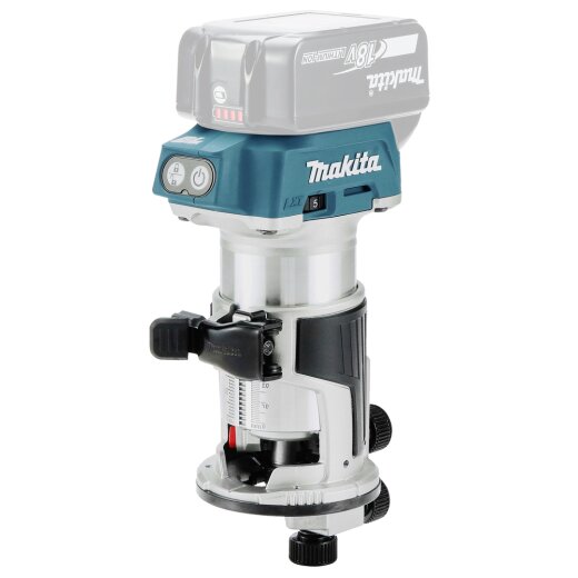 Makita DRT50ZJX2 Akku-Multifunktionsfräse 18V inkl. 3 Fräsmodule im MAKPAC (ohne Akku, ohne Ladegerät)